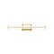 Z-Lite Harrison Vanity, 1-Light, 25 In.W x 4 In.L x 4.75 In.H, Modern Gold/Frosted 1011-25W-MGLD-LED - alternate 7